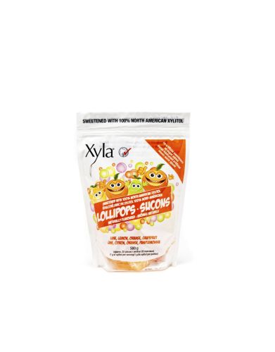 Xyla Natural Flavoured Lollipops 500g